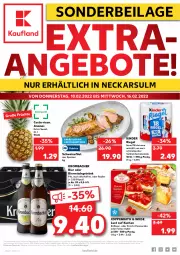 Gazetka promocyjna Kaufland - Spezielle Angebote - Gazetka - ważna od 16.02 do 16.02.2022 - strona 1 - produkty: alkohol, ananas, angebot, angebote, apfel, bier, cheesecake, coppenrath, creme, filet, getränk, ilag, Kinder, kinder riegel, kirsch, krombache, krombacher, kuchen, Lust auf Kuchen, milch, oder radler, pils, radler, riegel, schoko, schokolade, schwein, schweine, schweinefilet, Ti, vollmilch, wein, weine, ZTE