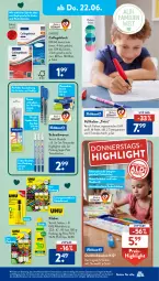 Gazetka promocyjna AldiSud - NÄCHSTE WOCHE - Gazetka - ważna od 24.06 do 24.06.2023 - strona 25 - produkty: alle artikel ohne dekoration, collegeblock, deckfarbkasten, dekoration, dell, din a4, eis, elle, expertiz, Füllhalter, gin, Hobby, kleber, kraft, Mode, pelikan, Pinsel, reis, schreibwaren, textmarker, Ti, Tintenlöscher, Tintenpatrone, uhu, wasser, ZTE