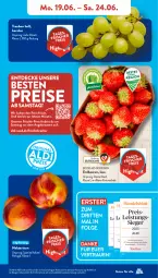 Gazetka promocyjna AldiSud - NÄCHSTE WOCHE - Gazetka - ważna od 24.06 do 24.06.2023 - strona 4 - produkty: aldi, angebot, asti, beere, beeren, decke, eis, erdbeere, erdbeeren, kracher, lebensmittel, LG, Nektar, nektarinen, Rauch, reis, Schal, Schale, Ti, trauben, Yo, ZTE