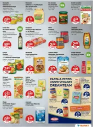 Gazetka promocyjna Vmarkt - Prospekte - Gazetka - ważna od 31.01 do 31.01.2024 - strona 7 - produkty: apfel, apfelmus, aqua, aufstrich, barilla, beutel, bio, bohne, bohnen, bonduelle, bonduelle goldmais, cerealien, creta vital, eintöpfe, eis, elle, erasco, fertiggericht, fertiggerichte, filet, filets, fisch, flasche, frucht, Goldmais, goldmais oder, honig, hühner, in olivenöl, ingwer, je 250-g-packung, konfitüre, korn, langnese, maggi, mais, meersalz, mehl, miracoli, mondamin, natives olivenöl, natur, natura, odenwald, olive, oliven, olivenöl, olivenöl extra, pasta, pesto, rind, rinder, salz, sauce, saucen, saupiquet, Spezi, suppe, suppen, thunfisch, Ti, topf, vita, zucker