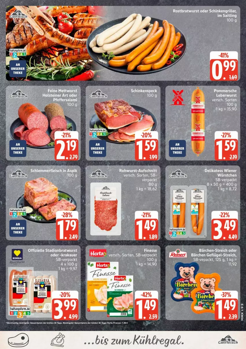 Aktueller Prospekt Edeka - Prospekte - von 08.06 bis 13.06.2026 - strona 12 - produkty: kühlregal, regal