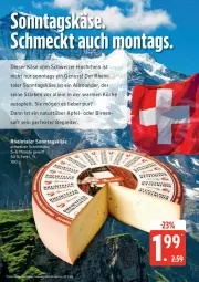 Gazetka promocyjna Edeka - Prospekte - Gazetka - ważna od 13.06 do 13.06.2026 - strona 13 - produkty: apfel, Birnen, Käse, küche, natur, nuss, saft, schnittkäse, schweizer schnittkäse, Ti