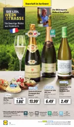 Gazetka promocyjna Lidl - Aktionsprospekt - Gazetka - ważna od 08.10 do 08.10.2022 - strona 18 - produkty: auer, berliner, brut, champagne, chardonnay, crémant de loire, eis, Käse, mac, ndk, reis, Schal, Schale, Ti, wein, weine, Weißwein