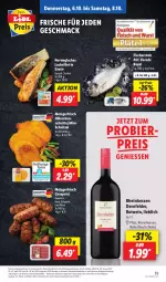 Gazetka promocyjna Lidl - Aktionsprospekt - Gazetka - ważna od 08.10 do 08.10.2022 - strona 43 - produkty: bier, cevapcici, discount, Dorade, dorade royal, dornfelder, eis, filet, fisch, fische, Fischer, fleisch, gewürz, lachs, lachsfilet, lebensmittel, mac, monitor, pril, reis, rind, rotwein, rwe, sauce, schnitzel, schwein, schwein und rind, Ti, vom schwein und rind, wein, wurst