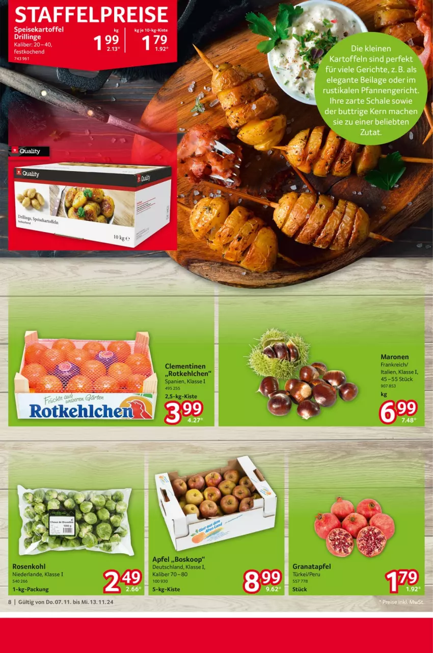 Aktueller Prospekt Selgros - Food - von 07.11 bis 13.11.2024 - strona 8 - produkty: bett, eis, ilag, kartoffel, kartoffeln, pfanne, pfannen, reis, Schal, Schale, Ti