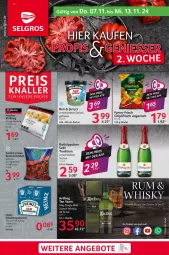 Gazetka promocyjna Selgros - Food - Gazetka - ważna od 13.11 do 13.11.2024 - strona 1 - produkty: angebot, angebote, Becher, beere, beeren, beutel, chips, chipsfrisch, cocktail, eis, funny-frisch, heinz, islay single malt, LG, mayonnaise, reis, rotkäppchen, salat, scotch, scotch whisky, sekt, single malt, Ti, whisky, Yo