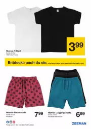 Gazetka promocyjna Zeeman - Prospekte - Gazetka - ważna od 14.06 do 14.06.2024 - strona 7 - produkty: Bad, badeshorts, Bau, baumwolle, decke, eis, gin, herren-t-shirt, LG, reis, shirt, shorts, T-Shirt, wolle