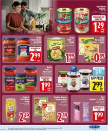 Gazetka promocyjna Edeka - Prospekte - Gazetka - ważna od 25.04 do 25.04.2026 - strona 12 - produkty: barilla, basilico, beutel, bio, bolognese, eis, flasche, konfitüre, langnese, maggi, mandel, mandeln, nuss, oro di parma, pasta, pasta-sauce, pesto, reis, sauce, saucen, Spezi, tomate, tomaten, walnuss, ZTE