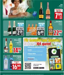 Gazetka promocyjna Edeka - Prospekte - Gazetka - ważna od 25.04 do 25.04.2026 - strona 21 - produkty: alkohol, aperol, Birnen, brillant sekt, ecco, eis, flasche, gin, gutschein, london dry, prosecco, reis, sekt, söhnlein, söhnlein brillant, valdo, ZTE