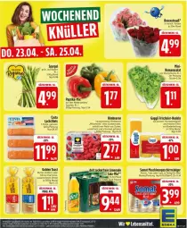 Gazetka promocyjna Edeka - Prospekte - Gazetka - ważna od 25.04 do 25.04.2026 - strona 25 - produkty: beere, beeren, beutel, butter, Cap, eier, filet, filets, gaggli, geschirr, golden toast, hartweizen, himbeer, himbeere, himbeeren, korn, lachs, lachsfilet, lachsfilets, Mett, natur, nudel, nudeln, paprika, reiniger, Romanasalat, rosen, Rosenstrauß, salat, somat, spargel, spargel grün, Ti, toast, zucker