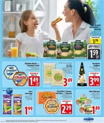 Gazetka promocyjna Edeka - Prospekte - Gazetka - ważna od 25.04 do 25.04.2026 - strona 6 - produkty: albray, Alpenhain, Becher, bergader, Bergkäse, bio, Bio-Käse, camembert, chaumes, chavroux, creme, deka, edelcreme, eis, Käse, käsescheiben, kräuter, obazda, parmigiano, parmigiano reggiano, reggiano, Reibekäse, reis, ring, sahne, Saint Agur, saint albray, String, ZTE