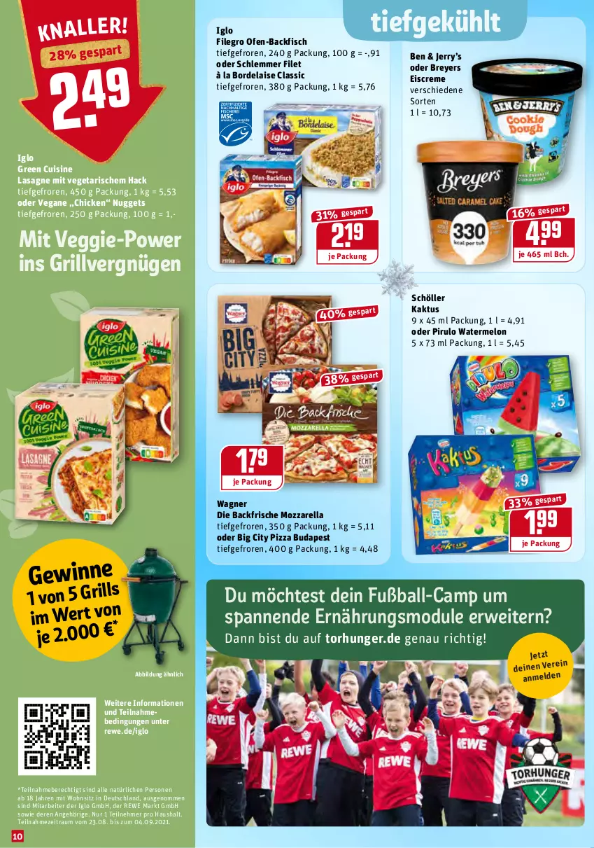 Aktueller Prospekt Rewe - Diese Woche im Angebot! - von 23.08 bis 28.08.2021 - strona 10