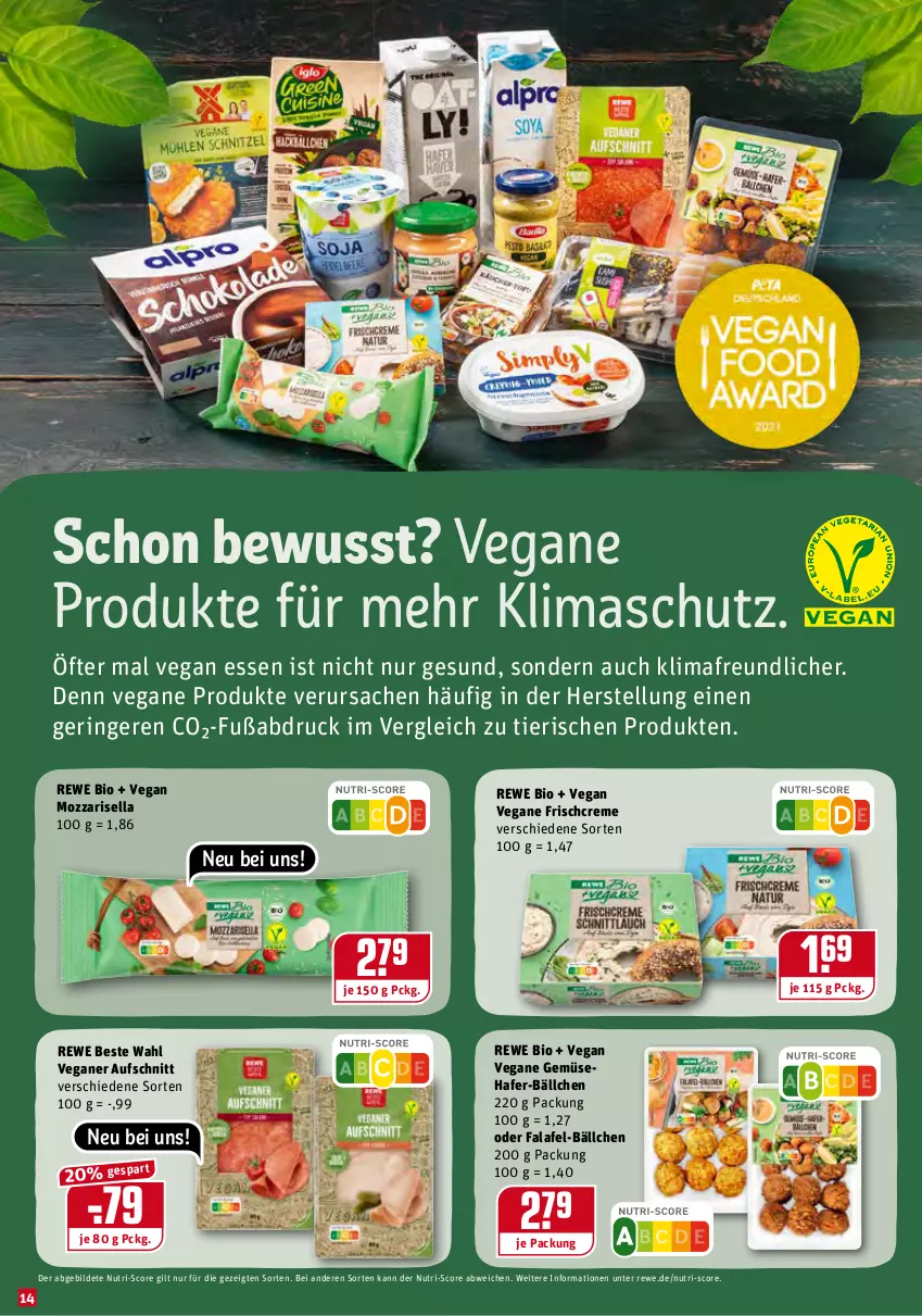 Aktueller Prospekt Rewe - Diese Woche im Angebot! - von 23.08 bis 28.08.2021 - strona 14