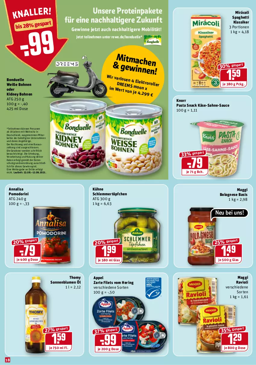 Aktueller Prospekt Rewe - Diese Woche im Angebot! - von 23.08 bis 28.08.2021 - strona 18