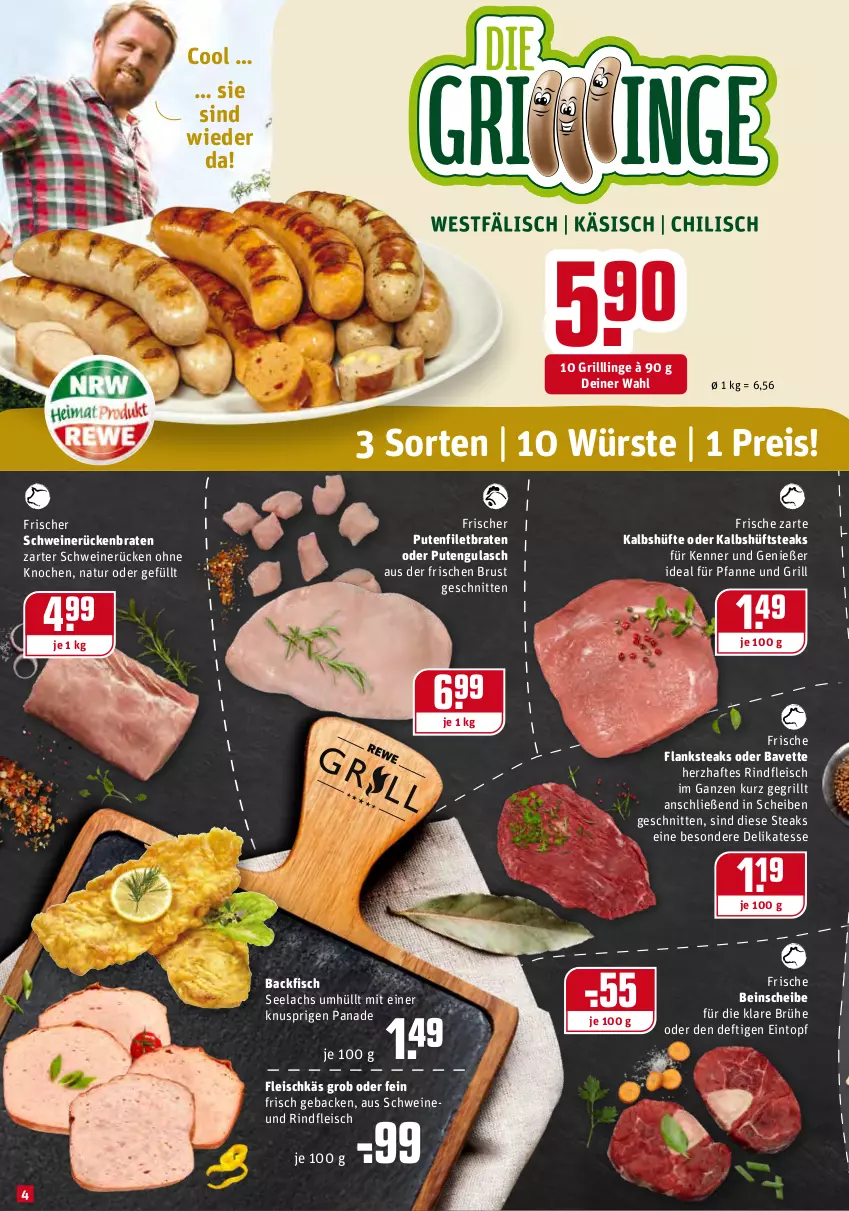 Aktueller Prospekt Rewe - Diese Woche im Angebot! - von 23.08 bis 28.08.2021 - strona 4