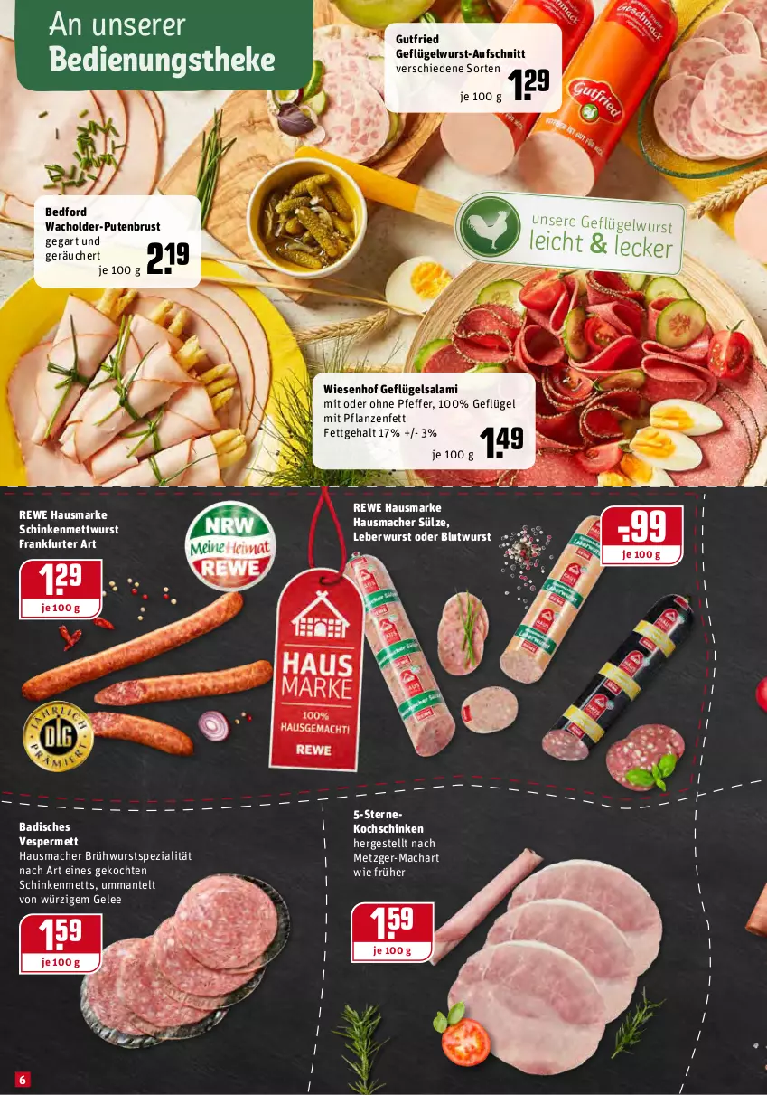 Aktueller Prospekt Rewe - Diese Woche im Angebot! - von 23.08 bis 28.08.2021 - strona 6