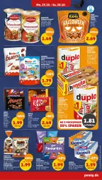 Gazetka promocyjna Penny - Prospekte - Gazetka - ważna od 28.10 do 28.10.2023 - strona 15 - produkty: beutel, dreistern, duplo, eis, ferrero, gulasch, Gulaschsuppe, hanuta, ingwer, Kinder, kinder schokolade, kitkat, mars, ravioli, reis, schoko, schokolade, storck, suppe, tee, Ti