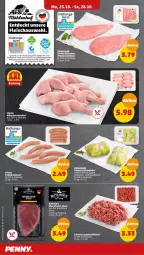 Gazetka promocyjna Penny - Prospekte - Gazetka - ważna od 28.10 do 28.10.2023 - strona 4 - produkty: bratwurst, eis, ente, fleisch, Frische Hähnchen, Geflügel, geflügelprodukte sind mit dem, hackfleisch, hähnchenschenkel, henkel, Kohlrouladen, lamm, LG, pute, rind, rindfleisch, rouladen, Schal, Schale, schenkel, schwein, schweine, steak, Ti, wein, weine, wurst