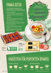 Gazetka promocyjna Selgros - Spargelzeit - Gazetka - ważna od 04.05 do 04.05.2022 - strona 7 - produkty: beere, beeren, eier, eis, erdbeere, erdbeeren, erde, garnier, gelatine, Gläser, grüner spargel, LG, panna cotta, pinienkerne, reis, ring, sahne, spargel, Ti, topf, wasser, wein, würfel, zucker