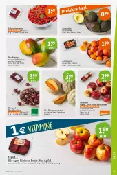 Gazetka promocyjna Tegut - Angebote der Woche - Gazetka - ważna od 05.08 do 05.08.2023 - strona 5 - produkty: angebot, angebote, aprikose, aprikosen, avocado, avocados, Bau, beere, beeren, bio, bioland, dekoration, eis, elle, johannisbeere, Johannisbeeren, kirsch, kirsche, kirschen, leine, mango, melone, melonen, Nektar, nektarinen, reis, Schal, Schale, teller, Ti, zucker, Zuckermelone