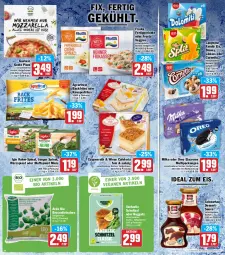 Gazetka promocyjna Hit - Prospekte - Gazetka - ważna od 05.03 do 05.03.2022 - strona 10 - produkty: agrarfrost, asti, beutel, bio, blattspinat, broccoli, coppenrath, cornetto, creme, dessert, desserts, dessertsauce, disney, eis, eiscreme, elle, fertiggericht, fertiggerichte, flasche, frosta, iglo, langnese, milka, nuggets, oreo, pizza, rahm-spinat, reis, Ria, sauce, schnitzel, Schwartau, spinat, teller, Ti, veggie