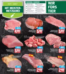 Gazetka promocyjna Hit - Prospekte - Gazetka - ważna od 05.03 do 05.03.2022 - strona 4 - produkty: auer, bio, braten, eis, elle, ente, filet, fleisch, gulasch, kasseler, Kette, kotelett, lachs, Meister, monitor, natur, pute, reis, Ria, rind, ring, schinken, schnitzel, schwein, schweine, schweinefilet, schweinenacken, schweinerücken, Sport, teller, Ti, Tiere, tisch, wein, weine, ZTE