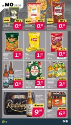 Gazetka promocyjna Netto - Angebote ab Montag - Gazetka - ważna od 28.05 do 28.05.2022 - strona 10 - produkty: alkohol, bacon, Berger, bier, brezel, Brezeln, chips, crunchips, erdnuss, flippies, funny-frisch, KnabberSnack, lorenz, lorenz crunchips, natur, nuss, pils, pilsner, Pretzel, radeberger, radeberger pilsner, radler, salz, snack, snacks, störtebeker, Ti