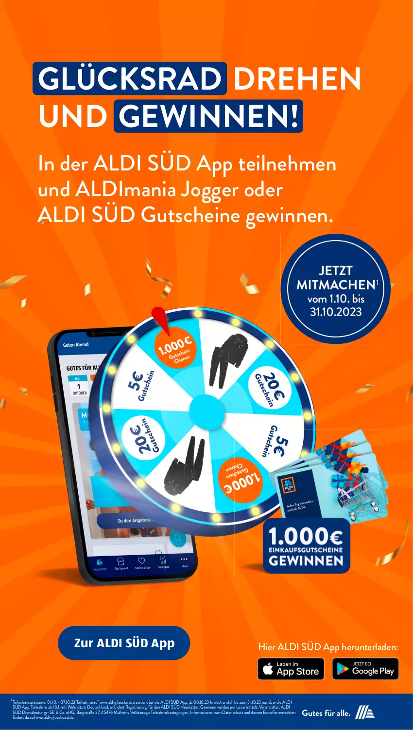 Aktueller Prospekt AldiSud - NÄCHSTE WOCHE - von 16.10 bis 21.10.2023 - strona 47 - produkty: aldi, eis, erde, gutschein, gutscheine, Ti