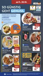 Gazetka promocyjna AldiSud - NÄCHSTE WOCHE - Gazetka - ważna od 21.10 do 21.10.2023 - strona 34 - produkty: aldi, aubergine, auberginen, brustfilet, dekoration, eis, elle, ente, filet, forelle, gewürz, gin, gyros, hähnchen-brustfilet, hähnchenschenkel, henkel, lachs, Pulled Pork, reis, rel, rind, rum, rumpsteak, schenkel, schwein, sim, steak, Ti, wein, ZTE