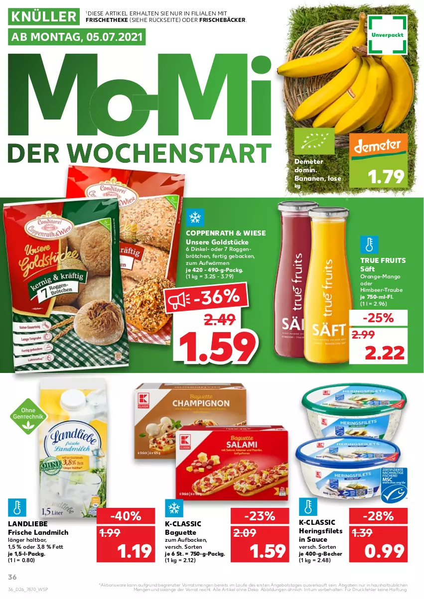 Aktueller Prospekt Kaufland - von 01.07 bis 07.07.2021 - strona 36