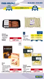 Gazetka promocyjna Metro - Wochen-Angebote - Gazetka - ważna od 07.06 do 07.06.2025 - strona 10 - produkty: angebot, barilla, bratwurst, chorizo, creme, eis, eiscreme, gin, haribo, meica, Mochi, olive, oliven, olivenöl, pasta, reis, Ti, wurst, würstchen