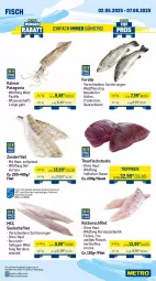 Gazetka promocyjna Metro - Wochen-Angebote - Gazetka - ważna od 07.06 do 07.06.2025 - strona 5 - produkty: Abtei, angebot, angebote, aqua, axe, bsf, eis, elle, filet, fisch, fische, Fischer, fleisch, forelle, frischfisch, Haxe, Kette, lachs, lachsfilet, Metro, reis, rel, Rotbarsch, rotbarschfilet, Schere, seelachsfilet, steak, steaks, thunfisch, Ti, tiefpreis, Wild, Zander