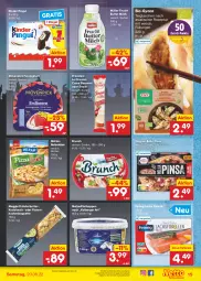 Gazetka promocyjna Netto Marken-Discount - Filial-Angebote - Gazetka - ważna od 20.08 do 20.08.2022 - strona 15 - produkty: angebot, auer, baguette, Berger, bestpreis, bio, butter, dauertiefpreis, eis, elle, feinjoghurt, femeg, filet, flammkuchen, forelle, frucht, joghur, joghurt, Käse, Kinder, kinder pingui, knoblauch, kräuter, kräuterbutter, kuchen, lachs, lamm, matjes, Matjesfilet, meggle, milch, milram, mövenpick, Müller, pingui, Reibekäse, reis, rel, rezept, riegel, snack, Tasche, taschen, Ti, tiefpreis, tisch, wagner, Yo, ZTE