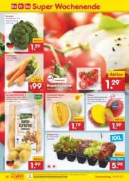 Gazetka promocyjna Netto Marken-Discount - Filial-Angebote - Gazetka - ważna od 20.08 do 20.08.2022 - strona 32 - produkty: asti, bestpreis, bio, brokkoli, Cantaloupe-melone, eis, kartoffel, kartoffeln, mango, melone, ndk, reis, rispentomaten, Schal, Schale, Sempervivum, speisekartoffeln, suppe, suppen, Ti, tomate, tomaten, versandkostenfrei