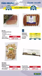 Gazetka promocyjna Metro - Wochen-Angebote - Gazetka - ważna od 22.11 do 22.11.2025 - strona 10 - produkty: angebot, barilla, beutel, brot, brötchen, chili, chupa, chupa chups, eis, ente, fisch, fische, Fischer, flasche, kuchen, Lebkuchen, Lebkuchenteig, Lutscher, Metro, metro gastro, Mett, metten, Mettenden, Ofen, pasta, prosciutto, Prosciutto di Parma, reis, sauce, schnitten, steinofen, Ti, Weihnachtsstern