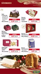 Gazetka promocyjna Metro - Wochen-Angebote - Gazetka - ważna od 22.11 do 22.11.2025 - strona 13 - produkty: angebot, Bau, beutel, brandt, caramel, Dresdner Stollen, Egger, eier, haselnuss, kaffee, Kinder, Kinder Maxi, lindt, mandel, mandeln, marzipan, nuss, nutella, Plüsch, Profiteroles, salz, schoko, schokolade, schokoladen, Spezi, Stollen, süsswaren, Ti, weihnachten