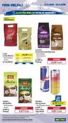 Gazetka promocyjna Metro - Wochen-Angebote - Gazetka - ważna od 22.11 do 22.11.2025 - strona 14 - produkty: Alwa, angebot, beutel, bohne, coupon, drink, eis, energy drink, espresso, Fernet, fernet branca, flasche, gerolsteine, gerolsteiner, getränk, getränke, heineken, kaffee, lavazza, lindor, lindt, melitta, Metro, mineralwasser, Palette, red bull, reis, röstkaffee, Spaten, steiner, Ti, wasser