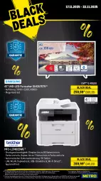 Gazetka promocyjna Metro - Wochen-Angebote - Gazetka - ważna od 22.11 do 22.11.2025 - strona 22 - produkty: angebot, Apple, auto, backofen, boss, drink, edelstahl, eis, elle, ente, fernseher, Gläser, herdarten, lack, LG, messer, Metro, Ofen, pfanne, reis, Ria, Schütze, sekt, sim, spülmaschinen, teller, Ti, tisch, tomate, tomaten, uhd, usb