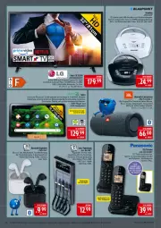 Gazetka promocyjna Marktkauf - Prospekt - Gazetka - ważna od 26.07 do 26.07.2025 - strona 36 - produkty: akku, Apple, batterie, blaupunkt, bluetooth-lautsprecher, buch, eis, elle, frontkamera, gin, HDMI, jbl, kamera, kopfhörer, Lampe, lautsprecher, panasonic, rwe, smart tv, Spiele, tablet, Tasche, taschen, taschenlampe, telefon, Ti, usb, wasser