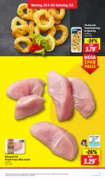 Gazetka promocyjna Lidl - Aktionsprospekt - Gazetka - ważna od 04.05 do 04.05.2024 - strona 11 - produkty: angebot, eis, fisch, fische, Fischer, pute, reis, ring, steak, steaks, Ti, Tintenfischringe, ZTE