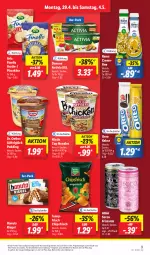 Gazetka promocyjna Lidl - Aktionsprospekt - Gazetka - ważna od 04.05 do 04.05.2024 - strona 13 - produkty: activia, angebot, arla, chips, chipsfrisch, coupon, creme, danone, danone activia, Dr. Oetker, ecco, eis, elle, finello, frizzante, hanuta, Käse, keks, kekse, LG, Löffel, Nissin, oreo, pizza, pudding, rama, reis, riegel, teller, Ti, ZTE