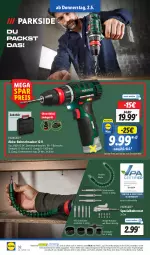 Gazetka promocyjna Lidl - Aktionsprospekt - Gazetka - ważna od 04.05 do 04.05.2024 - strona 36 - produkty: akku, akku-bohrschrauber, angebot, Bitset, Bohrerset, Bohrschrauber, dell, eis, elle, Germ, ladegerät, Mode, ndk, Parkside, Rauch, reis, säge, Schal, Schale, schrauben, Spezi, Ti, ZTE