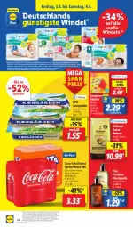 Gazetka promocyjna Lidl - Aktionsprospekt - Gazetka - ważna od 04.05 do 04.05.2024 - strona 54 - produkty: angebot, angebote, arla, bohne, bohnen, Cien, coca-cola, cola, coupon, coupons, dallmayr, discount, drucker, eis, elle, Engel, fanta, flüssigseife, kerze, Kinder, langnese, Liege, lupilu, Mezzo Mix, Pants, papier, preisvorteil, reis, rwe, Seife, sprite, stieleis, teller, Ti, windeln, ZTE