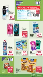 Gazetka promocyjna Wasgau - Gazetka - ważna od 05.10 do 05.10.2024 - strona 27 - produkty: angebot, angebote, auer, coupon, deo, deospray, domestos, duschdas, dusche, einwegrasierer, eis, elle, erde, flasche, fleisch, gin, kraft, Meerwasser, meridol, mundspülung, Nasenspray, rasierer, reis, rexona, snack, snacks, spülung, Ti, vita, vitakraft, wasser, wc-gel, wilkinson