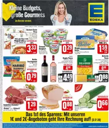 Gazetka promocyjna Edeka - Prospekte - Gazetka - ważna od 24.02 do 24.02.2024 - strona 1 - produkty: almighur, almighurt, angebot, angebote, Becher, beutel, braten, butter, deka, doppio passo, ehrmann, eis, erde, flasche, geback, grill, grillo, gulasch, gurke, haribo, hartweizen, jungbullen, korn, leberkäs, leine, Ofen, passo, pasta, pizza, primitivo, rel, rouladen, Ti