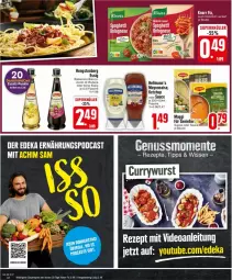 Gazetka promocyjna Edeka - Prospekte - Gazetka - ważna od 24.02 do 24.02.2024 - strona 12 - produkty: aceto, balsam, balsamico, balsamico bianco, beutel, eis, ente, essig, flasche, Hellmann's, hengstenberg, ketchup, knorr, knorr fix, mayonnaise, Mode, nuss, reis, rel, rezept, rezepte, sauce, suppe, tee, Ti, Yo, ZTE