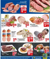 Gazetka promocyjna Edeka - Prospekte - Gazetka - ważna od 24.02 do 24.02.2024 - strona 15 - produkty: aufschnitt, Bau, berliner, bratwurst, brot, dell, eis, fleisch, Frühstücksspeck, gewürz, gin, hinterschinken, Kalbfleisch, mit kalbfleisch, mortadella, Rauch, reinert, rügenwalder, saft, salami, schinken, schwein, senf, Speck, Sport, tee, teewurst, Ti, wein, wurst