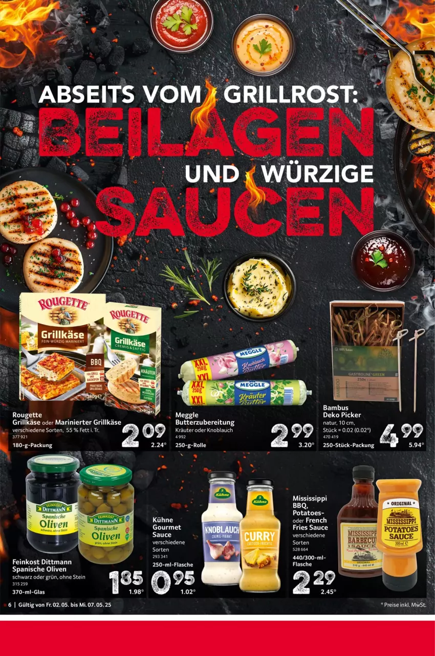 Aktueller Prospekt Selgros - Food - von 02.05 bis 07.05.2025 - strona 6 - produkty: butter, eier, eis, grill, Grillkäse, Käse, knoblauch, kräuter, Kühne, olive, oliven, potatoes, reis, rouge, rougette, sauce, Ti
