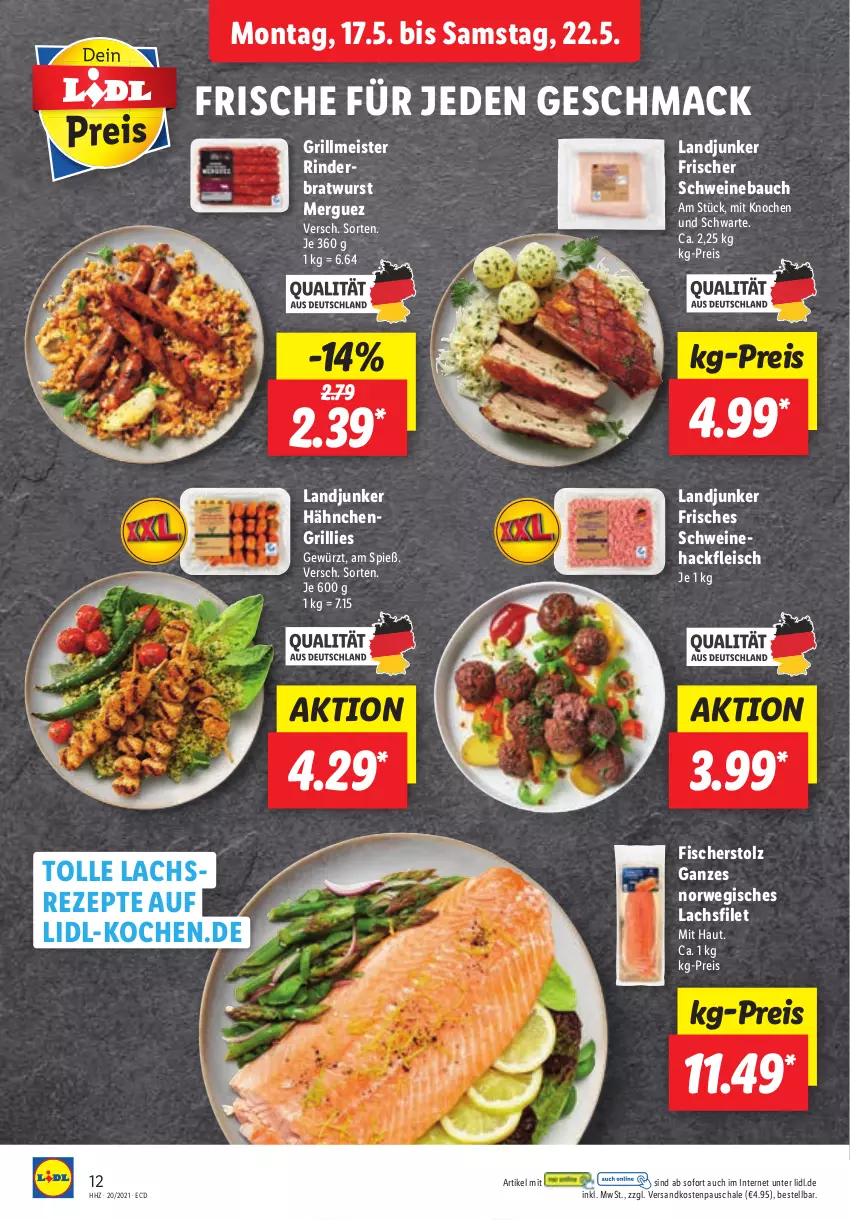 Aktueller Prospekt Lidl - Aktionsprospekt - von 17.05 bis 22.05.2021 - strona 12