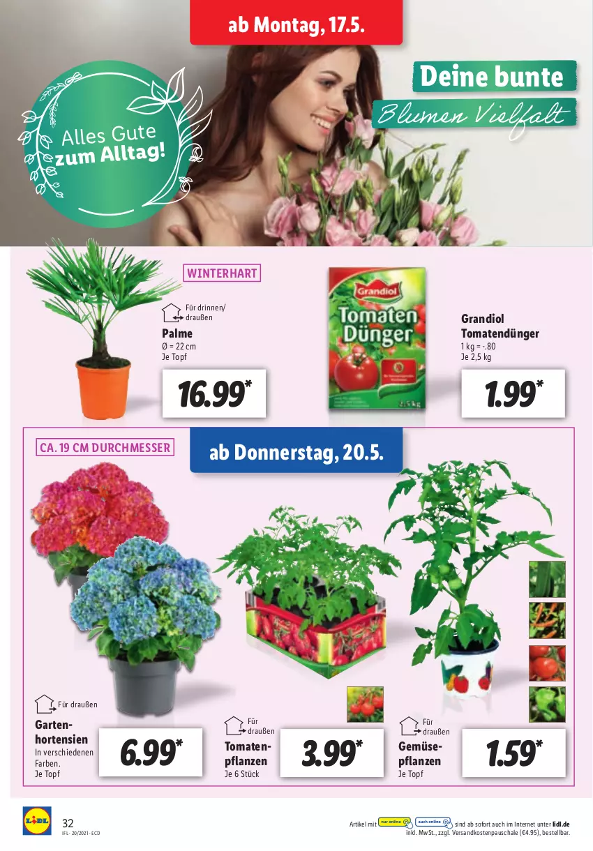 Aktueller Prospekt Lidl - Aktionsprospekt - von 17.05 bis 22.05.2021 - strona 32